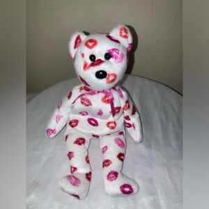 Ty beanie babies | collectors item | kissy the bear (valentines edition)